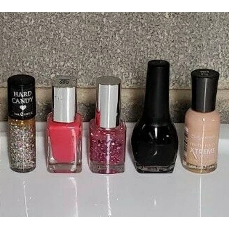 LOTE polaco Venique NYX Super Punk Hansen Bare It All Hard Candy L'Oreal Amazon's Foto 2 de 4