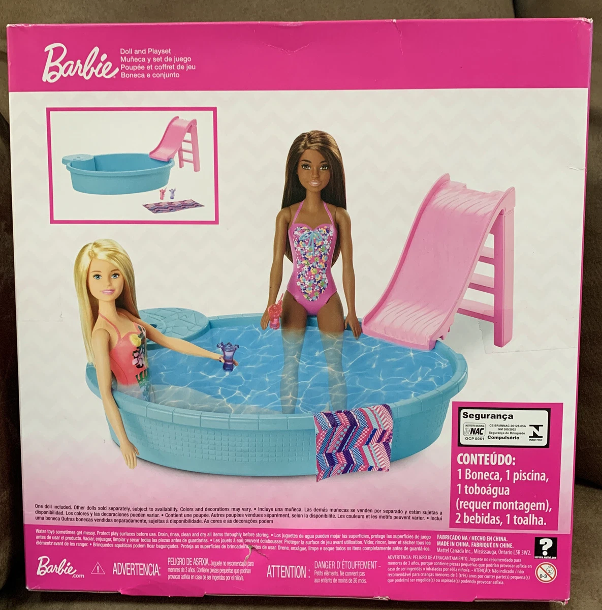 Barbie doll outlet pool set