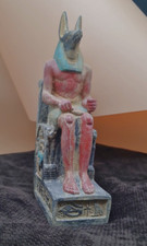 Rare Anubis Pharaonic Ancient Antiques Egyptian Statue God Of The Underworld BC