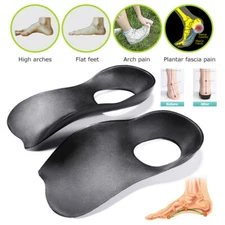 Orthotic Shoe Insole High Arch Support Inserts for Plantar Fasciitis Feet Relief