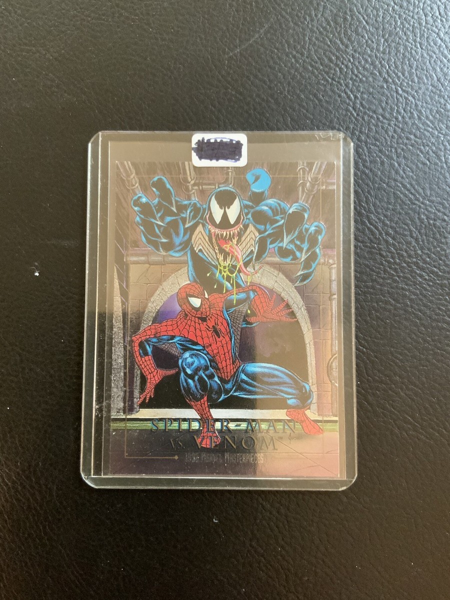 Spider-Man VS. Venom Rare Card - 1992 Marvel Masterpieces #4-D