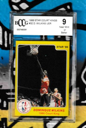 Basketball Dominique Wilkins 1986 Star Court Kings #32 BCCG 9 NBA Atlanta Hawks - Photo 1 sur 2