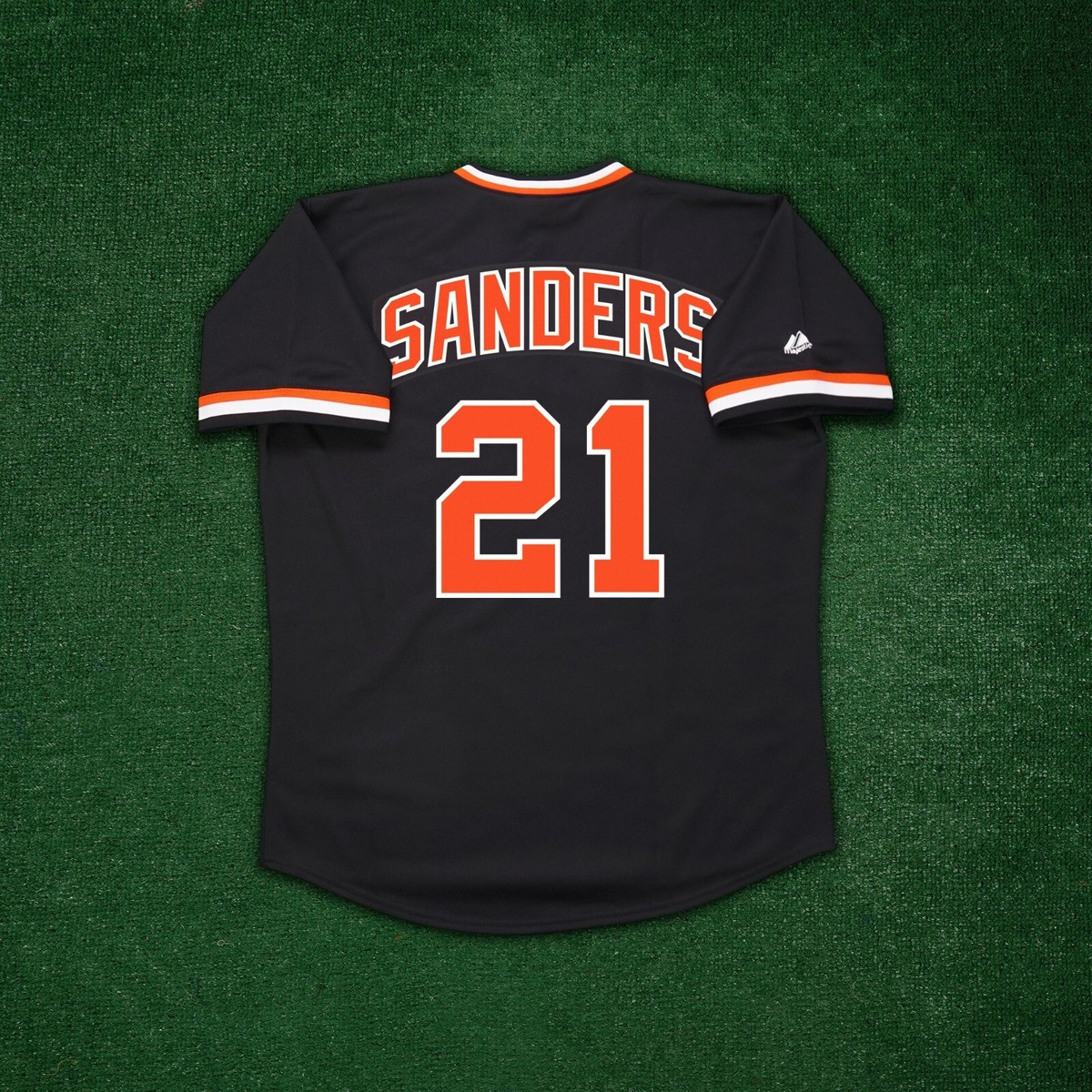 Deion Sanders 1982 San Francisco Giants Cooperstown Men's Road