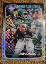 2024 Topps Chrome Football Ron Jaworski #158 X-Fractor Philadelphia Eagles