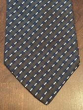 Grant Thomas Green Blue 100% Silk Men’s Neck Tie Made In Usa