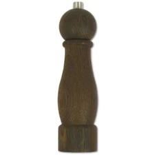 Zassenhaus Xanten 8" Dark Brown Beechwood Pepper Mill / Grinder & Salt Shaker