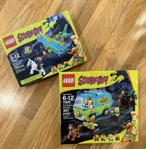 LEGO Scooby-Doo ⭐️ The Mystery Machine + Plane Adventures ⭐️ Lot 75901 75902 NEW