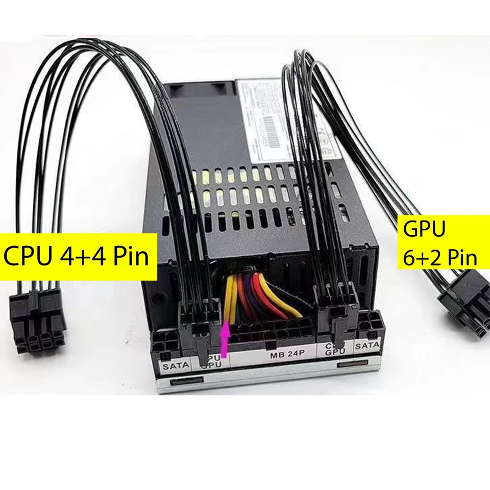 PSU Enhance MODULAR ENP-7660b 600w FlexATX 1U for ITX cases Safe & Quiet - Image 3 of 4