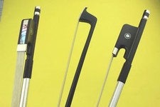 1pc New black Carbon fiber professional viola bow ebony frog