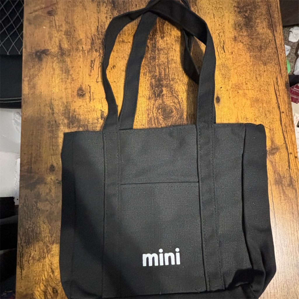 Trendyol Black Mini Canvas Tote Bag for Women with Adjustable Crossbody Strap  