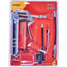 AMTECH Mini Grease Gun Kit 100cc Pistol Grip Heavy Duty Tool 6pcs JOBLOT