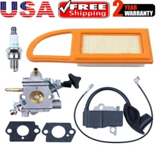 Ignition Coil Carburetor Air Filter Kit For Stihl Leaf Blower BR600 BR500 BR550