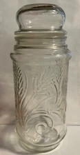 Vintage Planters Peanuts Mr. Peanut Glass Jar 1982