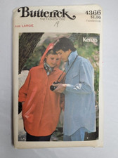 Butterick 4366 mens shirt jacket sewing pattern size L NOS uncut