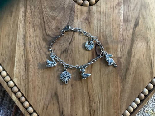 Birds charm bracelet, pre-owned , Birds lovers