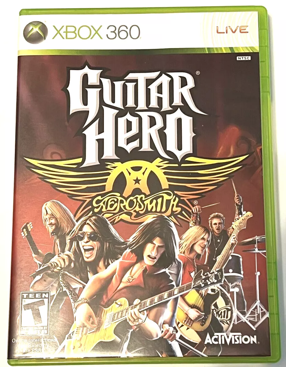 Guitar Hero Aerosmith XBOX 360 Complete with Manual
