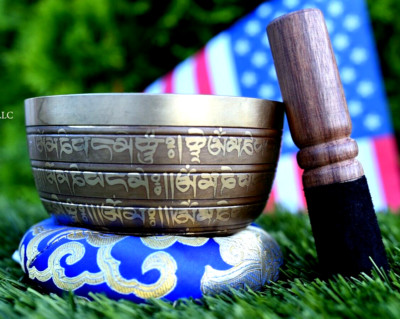 5 Authentic Tibetan Singing Bowl Yoga For Meditation Sound 7 Chakra ...