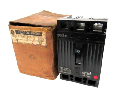 NEW General Electric TED136100WL Leistungsschalter