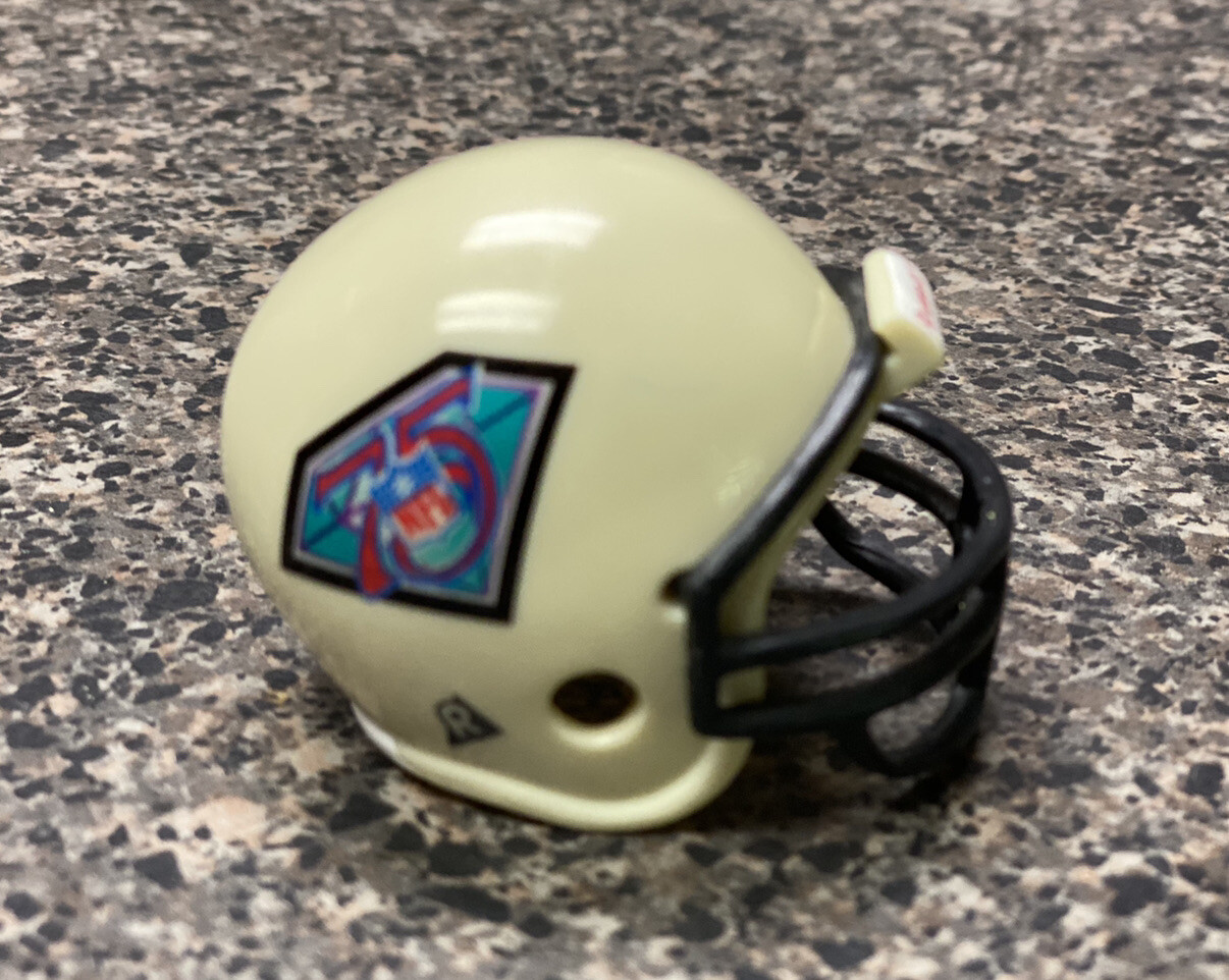NFL 75th Anniversary Commemorative Riddell NFL Mini Helmet eBay