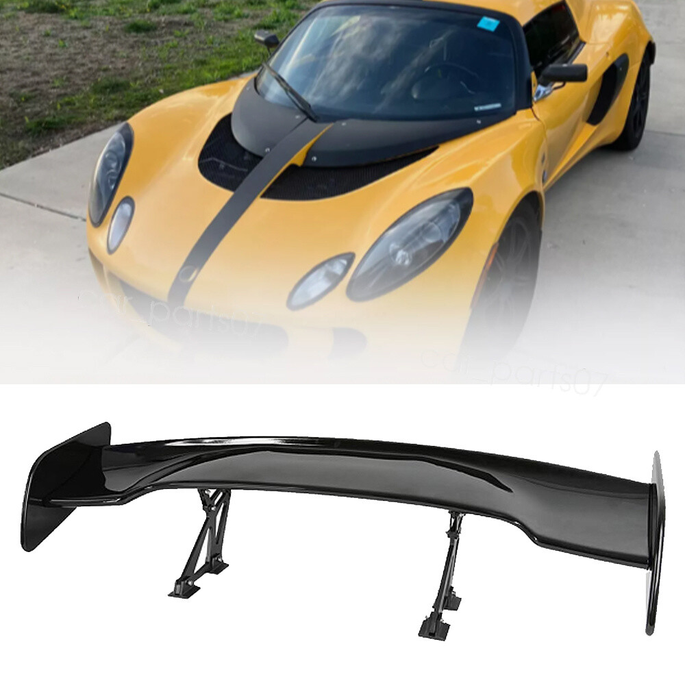 For 2005-2011 Lotus Exige 46" Black Rear Trunk Spoiler Racing GT Wing Adjustable