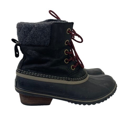 Sorel Slimpack Lace II Waterproof Insulated Winter Boots Black Size 8