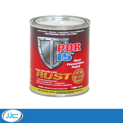 POR15 Auto/Fahrzeug Rostvorbeugende Metalllackierung - 946ml - Hochglanzschwarz