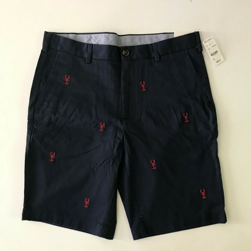 Nuevos con etiquetas Pantalones Cortos Chambray Bordados Brooks Brothers para Hombre Algodón Chino W34 Azul Marino - Imagen 2 de 14