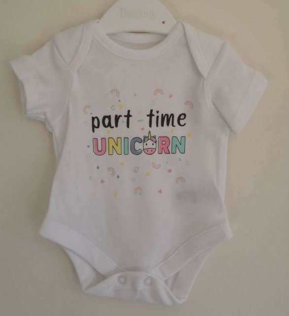 unicorn bodysuit baby