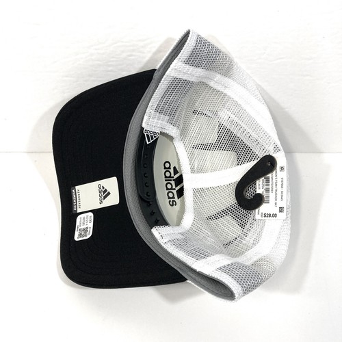 SOMBRERO CAMIONERO ADIDAS para mujer negro blanco gris hechizo snapback billete curvo NUEVO - Imagen 3 de 9