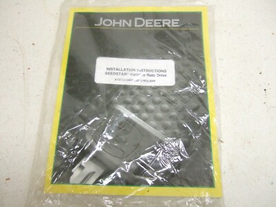 John Deere Seedstar variable rate manual-New OEM-A73170