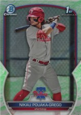 2023 1st Bowman Chrome Lunar Glow #BCP-89 Nikau Pouaka-Grego