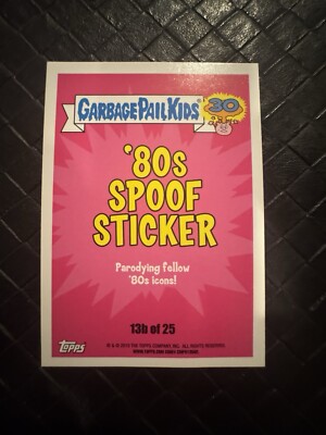 2015 Garbage Pail Kids 30th Anniversary 80s Spoof 13b TERRIBLE