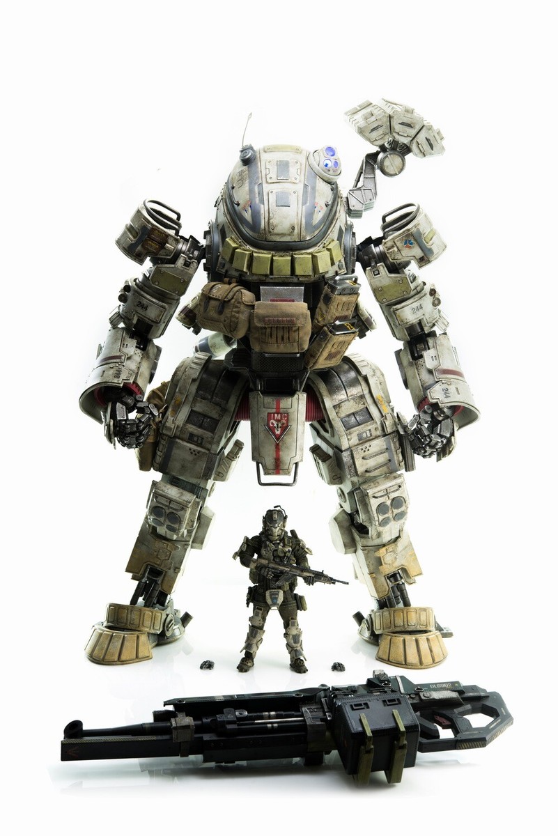 ThreeZero 3a Titanfall M-cor Ogre Action Figure Collectible