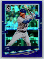Jeff McNeil 2020 Panini Donruss Optic FOTL Pandora Purple /99 #114 New York Mets