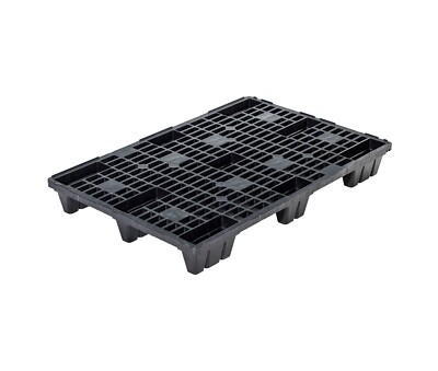 10 - Kunststoffpaletten light 1200 x 800 x 140 mm , nestbar, mit Antirutschkante
