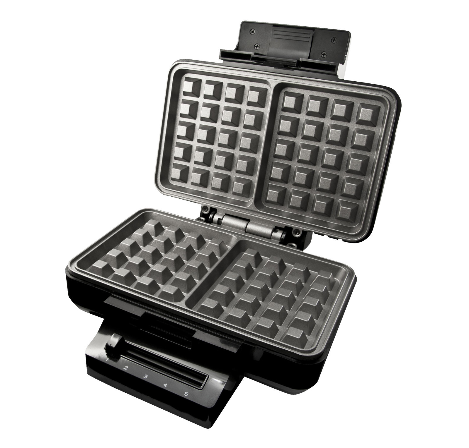 Koenic Kwa 3221 Waffeleisen Schwarz/edelstahl