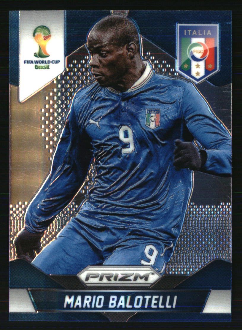 2014 Panini Prizm World Cup Mario Balotelli Silver Prizm #132 Italy