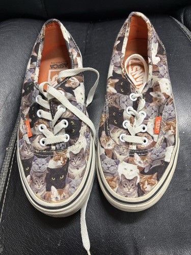Vans Shoes Men’s 5 Women’s 6.5 ASPCA Cats Authentic Shoe Limited Edition EUC