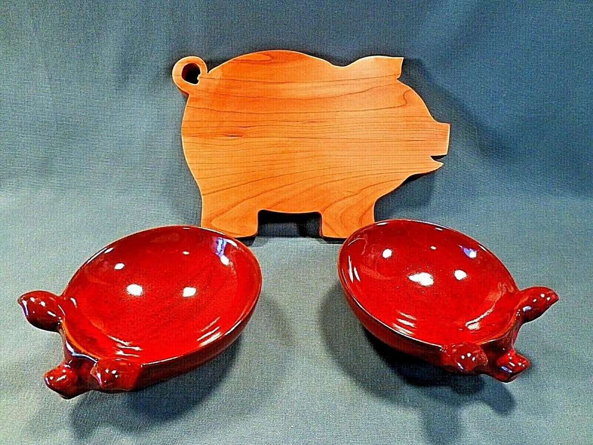 Pig top serving platter