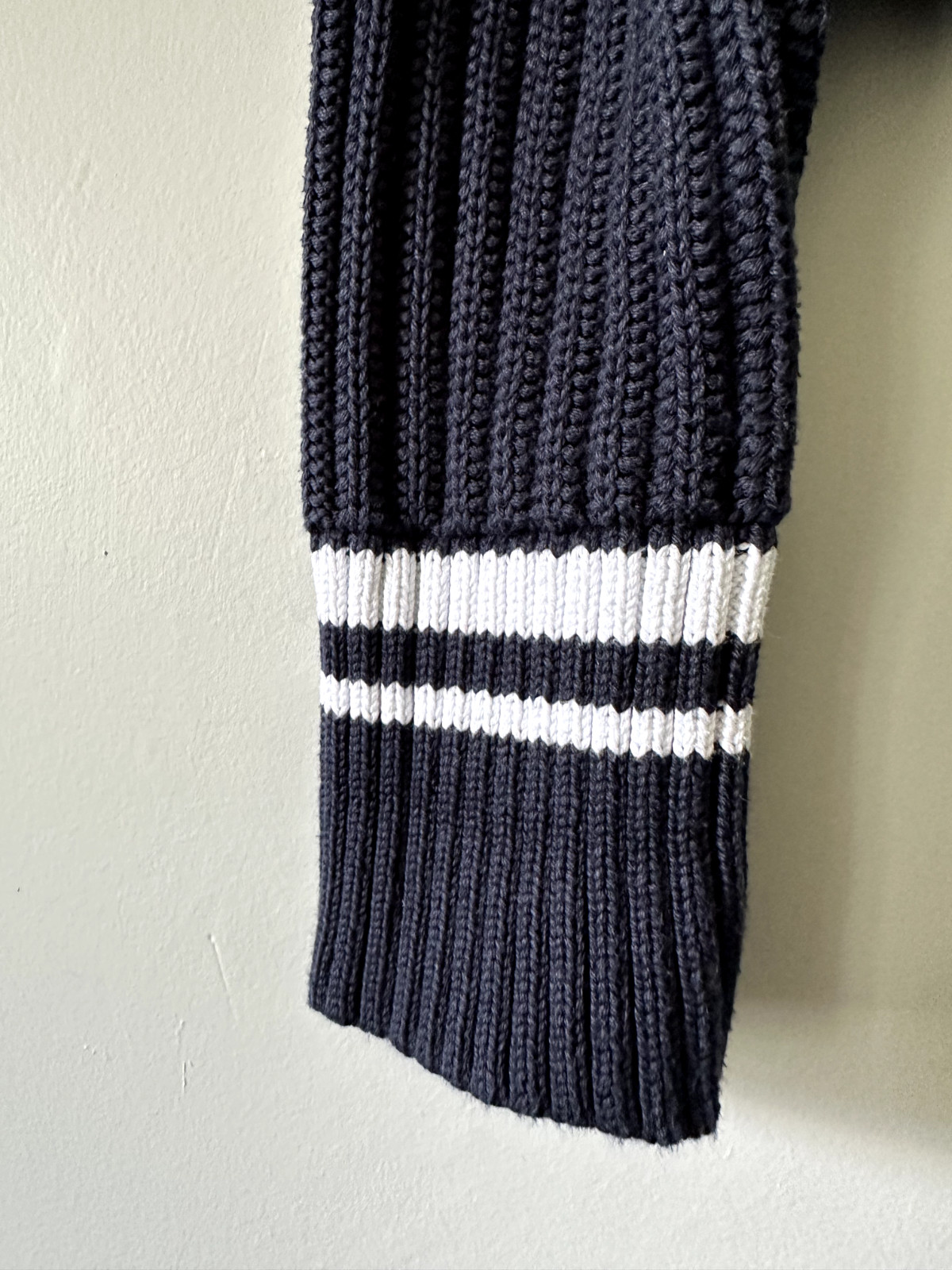Tommy Hilfiger Women's Blue Turtleneck Sweater with Side Zip image 5