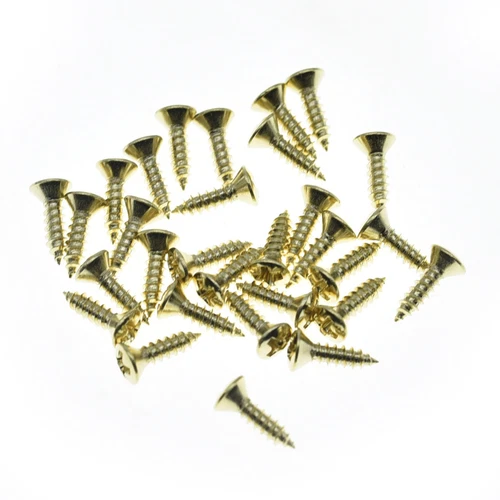 30pcs Stainless Steel #3 Pickguard &Back Plate Screws for USA Gibson Les Paul/SG
