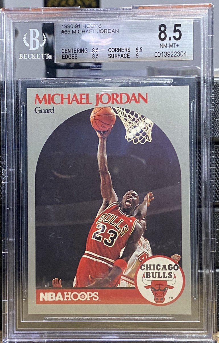 洋楽 Gameggeddon In The Beginning.. 1990-91 NBA Hoops Michael Jordan #65 BGS 8.5 | eBay