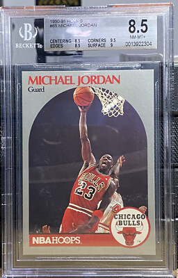 1990-91 NBA Hoops Michael Jordan #65 BGS 8.5 | eBay