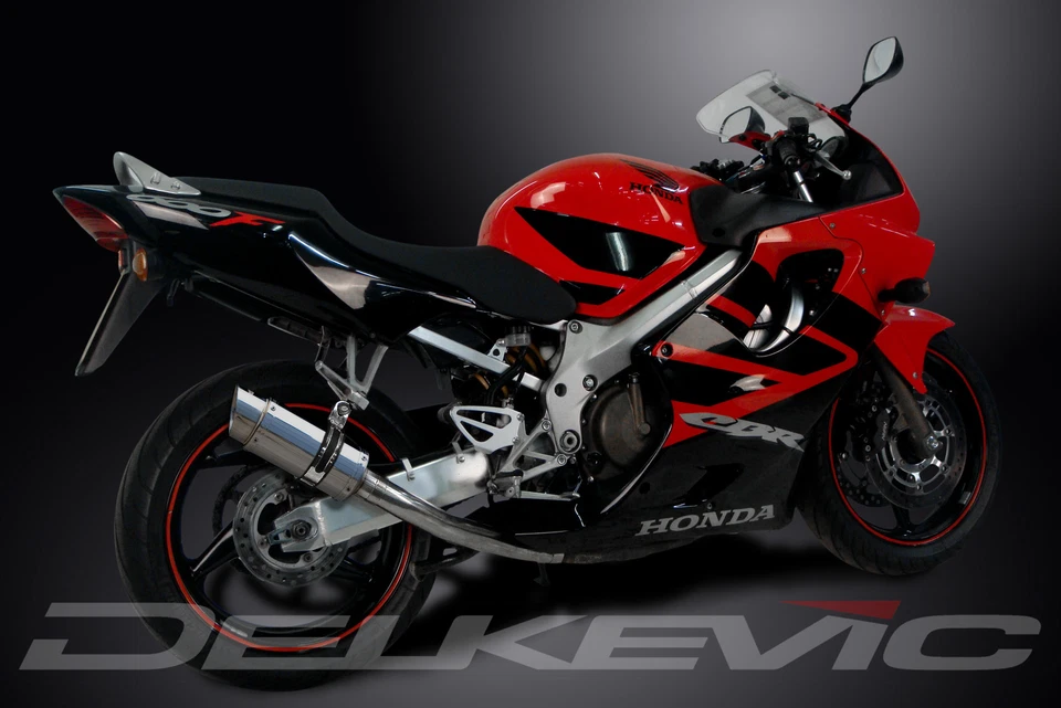 Silenciador escape completo acero inoxidable Honda CBR600 F4I 2001-2006 4-1 8" Foto 4 de 4