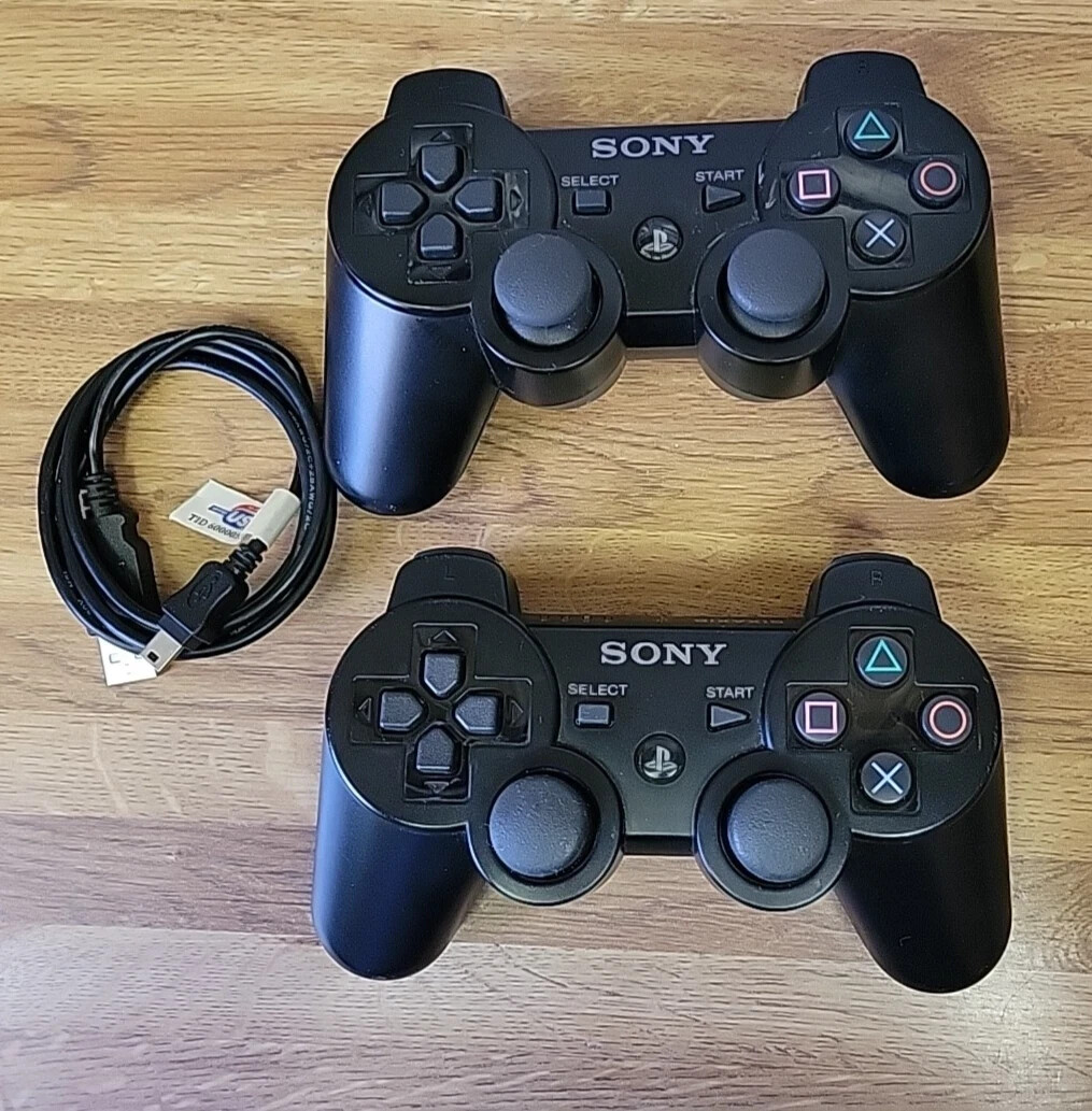 Lot of 2 - Sony PlayStation 3 PS3 Genuine OEM Dualshock Sixaxis