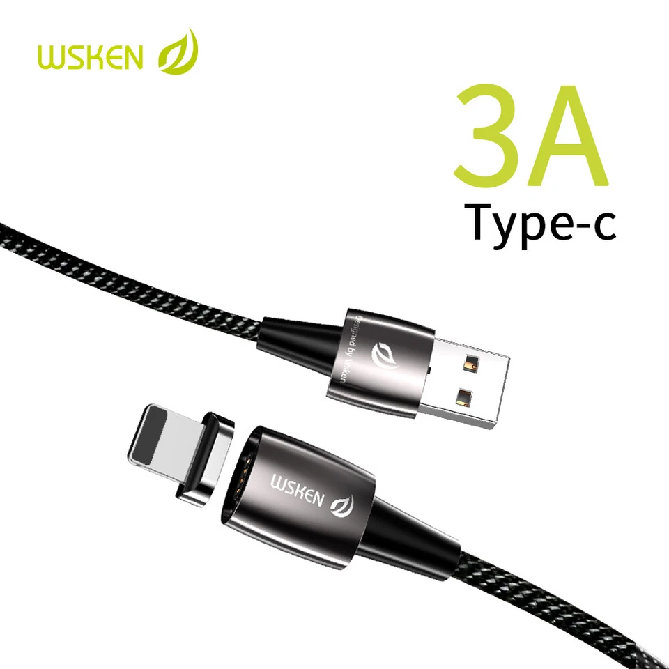 WSKEN X1 Pro Magnetic Type-c Micro Charge Cable For Samsung Android Phone Device - Image 4 of 4