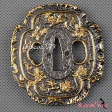 High Quality Zinc Alloy Tsuba Hand Guard For Japanese Katana Samurai Sword
