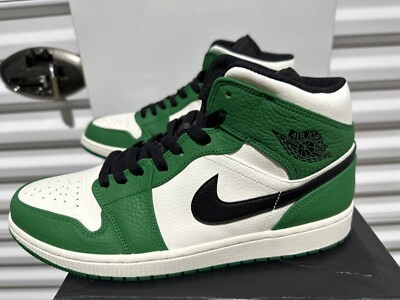 Size 12 - Air Jordan 1 Mid Pine Green for sale online | eBay