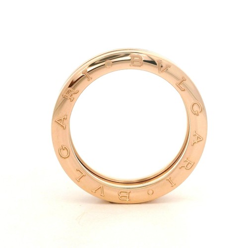 Authentic Designer Bulgari 18k Rose Gold B. Zero 1 Band Ring Sz 61 - Picture 2 of 5