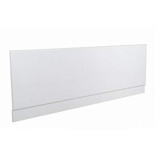 Bath Front Panel Bathroom Acubase PVC 100% WATERPROOF High Gloss White 1800mm